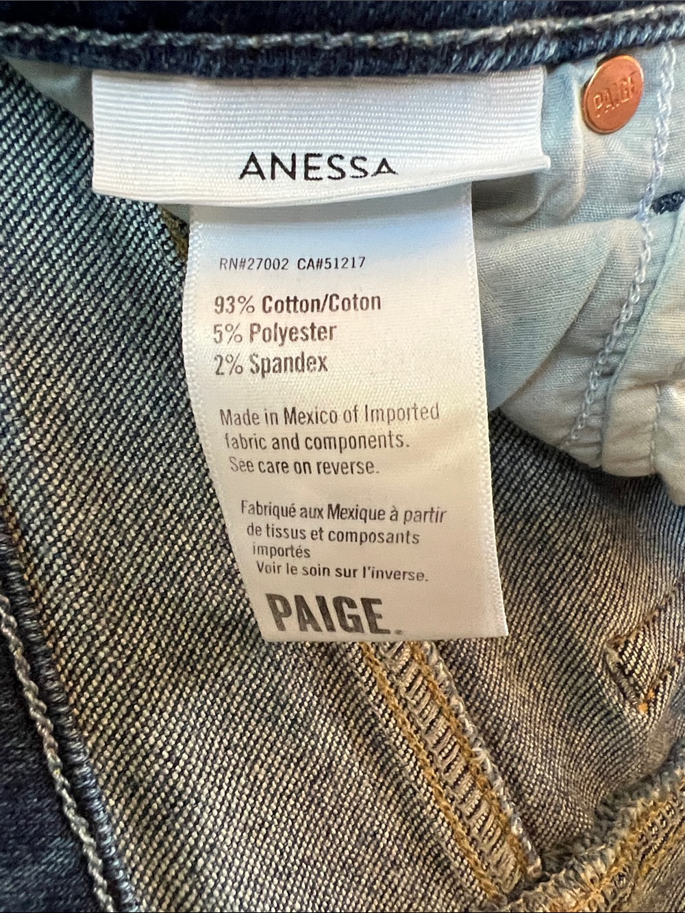 PAIGE Anessa Wide Leg Jean - Picture 5 of 11